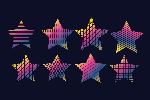 star modern logo vector