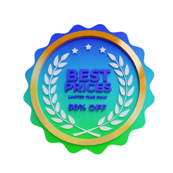 3D sales label up to 50 persen best prices png