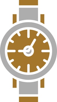 Wristwatch Icon Style vector