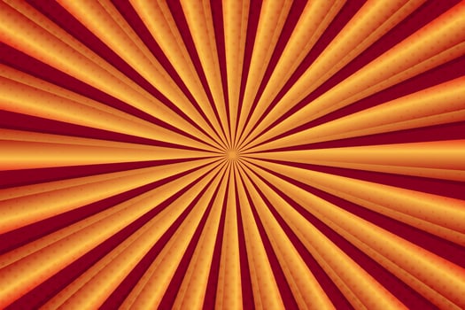Retro halftone comic background design elegant orange sunburst background, vector illustration
