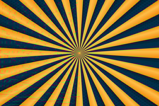 Vintage sunburst abstract comic background design vector with dotted