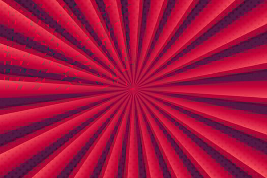 Red sunburst abstract background design vector