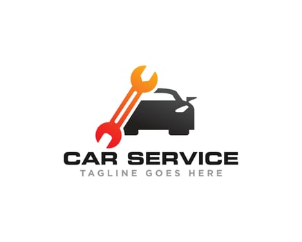 Car Service Logo Design Vector