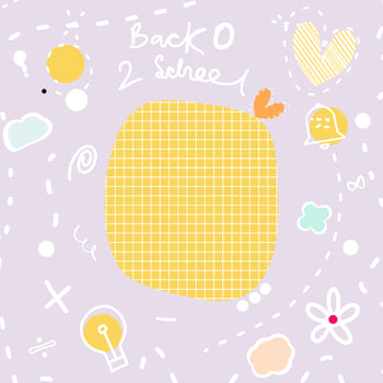 Back to school pattern hand drawn illustration vector