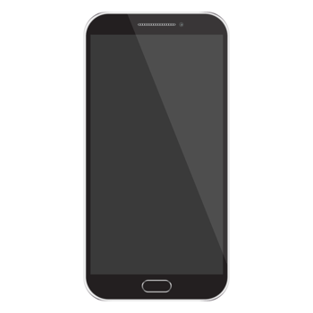 New realistic mobile smart phone modern style. png