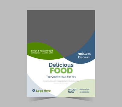 Delicious Food Flyer vector
