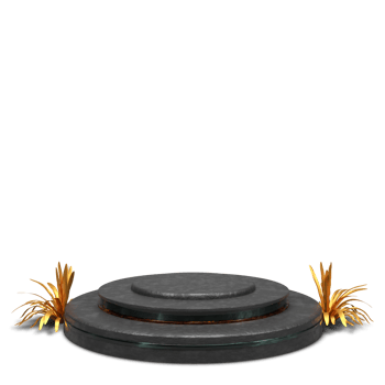 Podium 3D render with beautiful and elegant design png