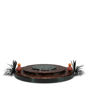 Podium 3D render with beautiful and elegant design png