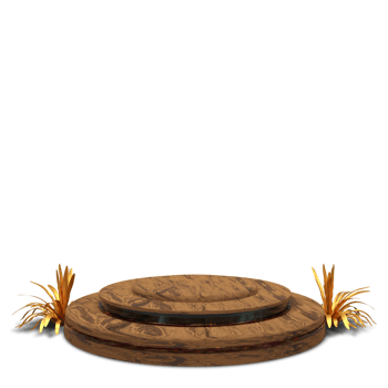 Podium 3D render with beautiful and elegant design png