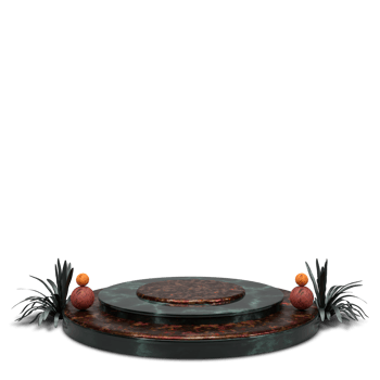 Podium 3D render with beautiful and elegant design png