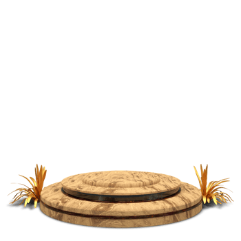 Podium 3D render with beautiful and elegant design png