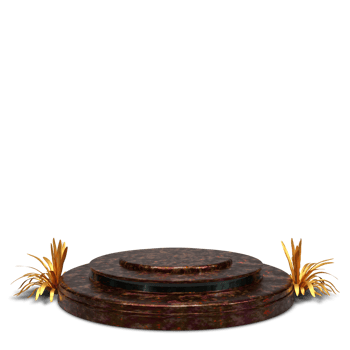 Podium 3D render with beautiful and elegant design png