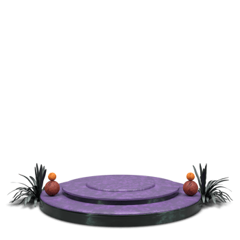 Podium 3D render with beautiful and elegant design png
