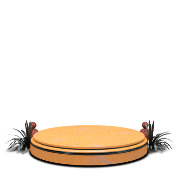 Podium 3D render with beautiful and elegant design png