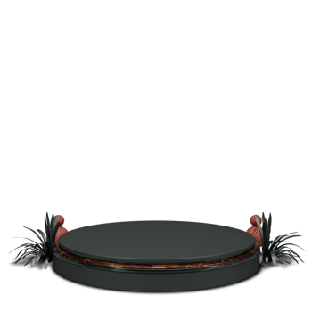 Podium 3D render with beautiful and elegant design png
