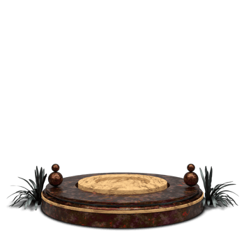 Podium 3D render with beautiful and elegant design png