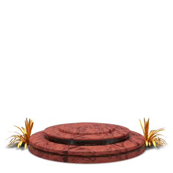 Podium 3D render with beautiful and elegant design png