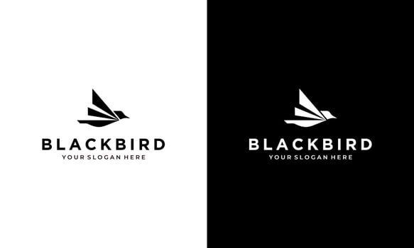 Blackbird Logo Vector Abstract Modern Business