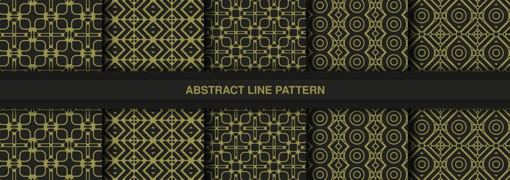 Collection of seamless ornamental ethnic patterns vector