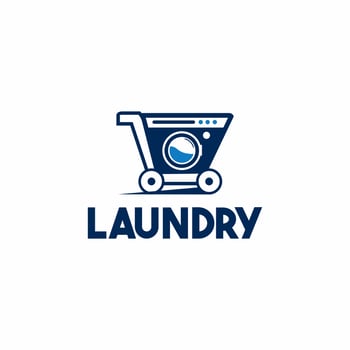 laundry logo illustration vector