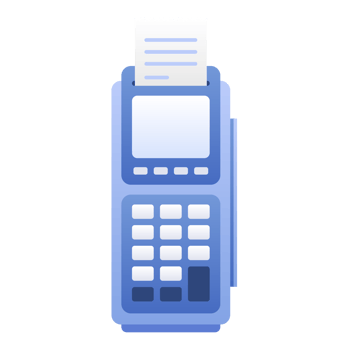 Electronic Data Capture EDC or Calculator. EDC machine for calculate the money and payment. png