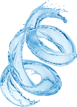 Water splash isolated png