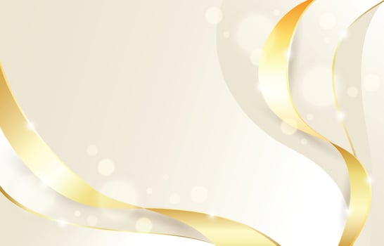 Luxury White and Gold Background vector