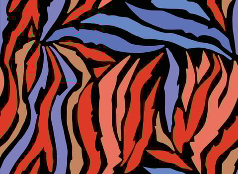 Very colorful Abstract Zebra Skin Pattern.Perfect for posters, mugs, cards and more. Vector illustration