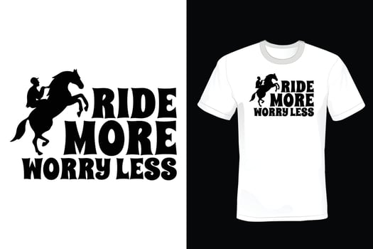 Horse T shirt design, vintage, typography vector