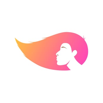 WOMEN LONG HAIR ILLUSTRATION vector