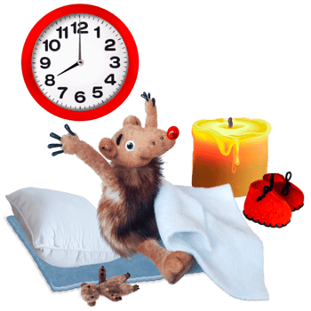 Little mouse wakes up png