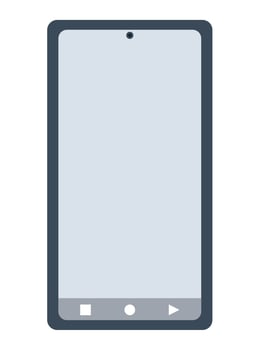smartphone front device technology vector