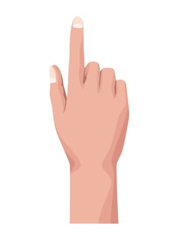 finger point indexing direction vector