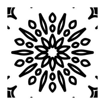 Mandala Pattern Digital Paper vector