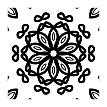 Mandala Pattern Digital Paper vector