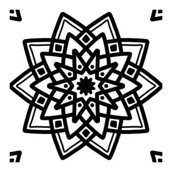 Mandala Pattern Digital Paper vector
