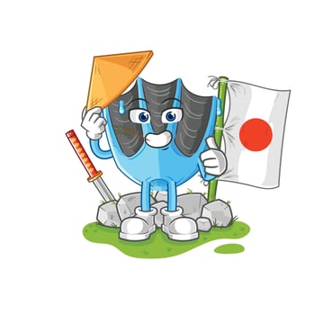 swimming fin cartoon vector