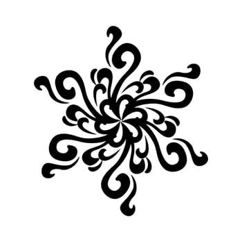 tribal mandala, tribal ornament, Floral Mandala Design with tribal style, flower mandala with traditional style, geometric mandala round ornament, ethnic, vintage vector