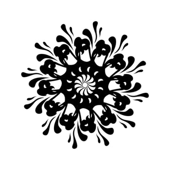 tribal mandala, tribal ornament, Floral Mandala Design with tribal style, flower mandala with traditional style, geometric mandala round ornament, ethnic, vintage vector