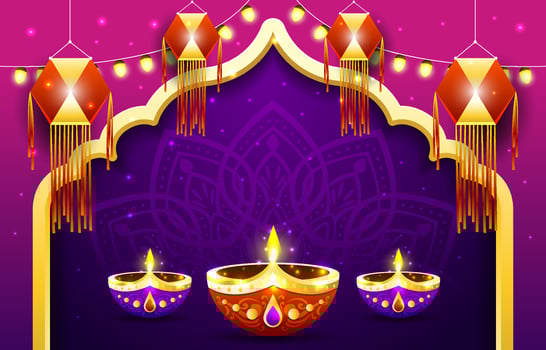 Happy Diwali Background vector