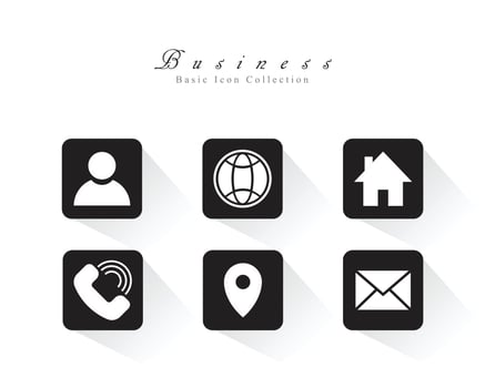 Set of basic business icon. Vector illustration