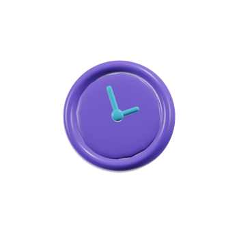 Clock Essential 3D Icon Illustrations png