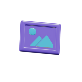 Gallery Essential 3D Icon Illustrations png