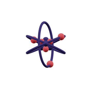 Atom Education 3D Illustrations png