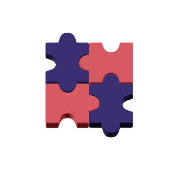 Puzzel Education 3D Illustrations png