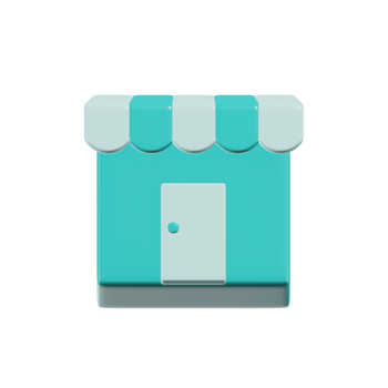 Store E Commerce 3D Illustrations png