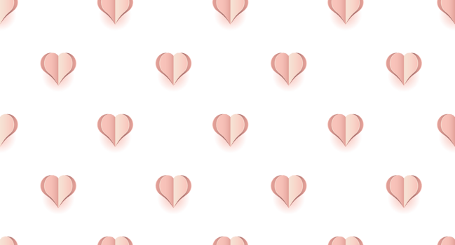 Seamless pattern with pink hearts. Hearts wallpaper. Cute pink hearts seamless texture pattern. Cute seamless pattern. Transparent background. Illustration png
