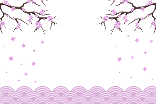 Sakura blossom branch. Falling petals, flowers. Isolated flying realistic japanese pink cherry or apricot floral elements fall down background. Cherry blossom branch, flower petal illustration png