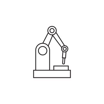 robotic porcess automation vector for website symbol icon presentation