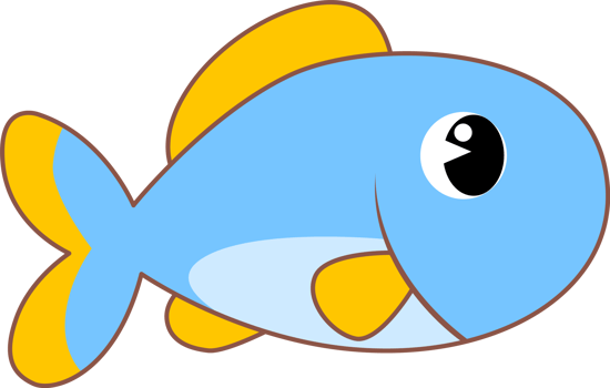 Cute Cartoon Sea Animal fish Character png